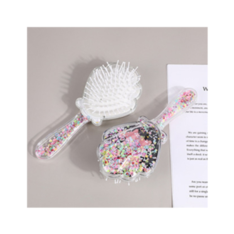 Internet Red Cute Little Dinosaur Quicksand Air Bag Comb Girl Heart Fashion Hair Comb Skin Massage Comb Multi-Color Optional Item Picture