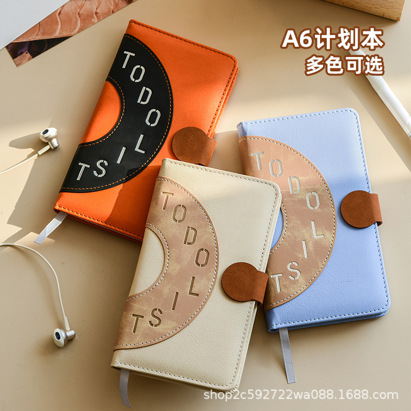 todolist计划本a6每日打卡便携记事本订购小手账本效率手册高颜值