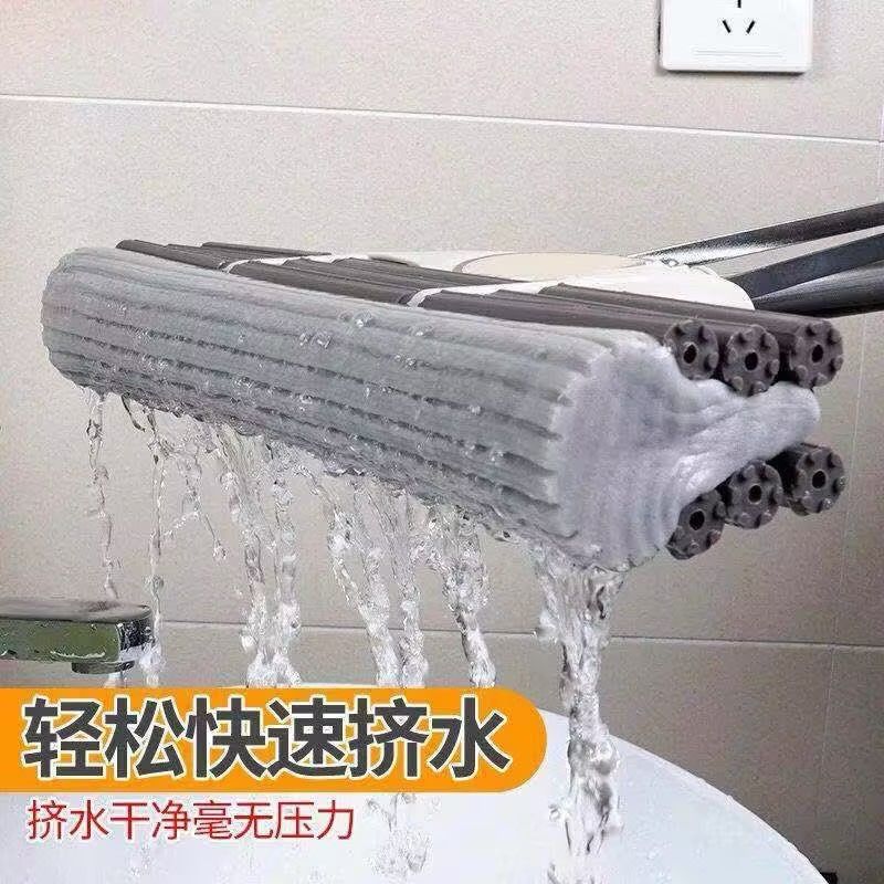 【 One Mop Clean 】 Haotaitai Mop, rubber cotton, lazy person, no need for hand washing, sponge roller mop, double row for home dormitory Application Scenario