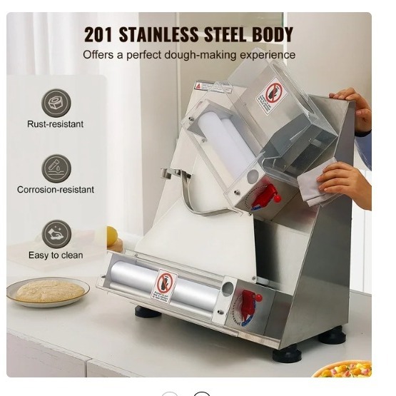30 Stainless Steel Pizza Press Semi-Automatic Pie Press Commercial Pizza Forming Machine Pizz Automatic Pie Rolling Machine Specification drawing