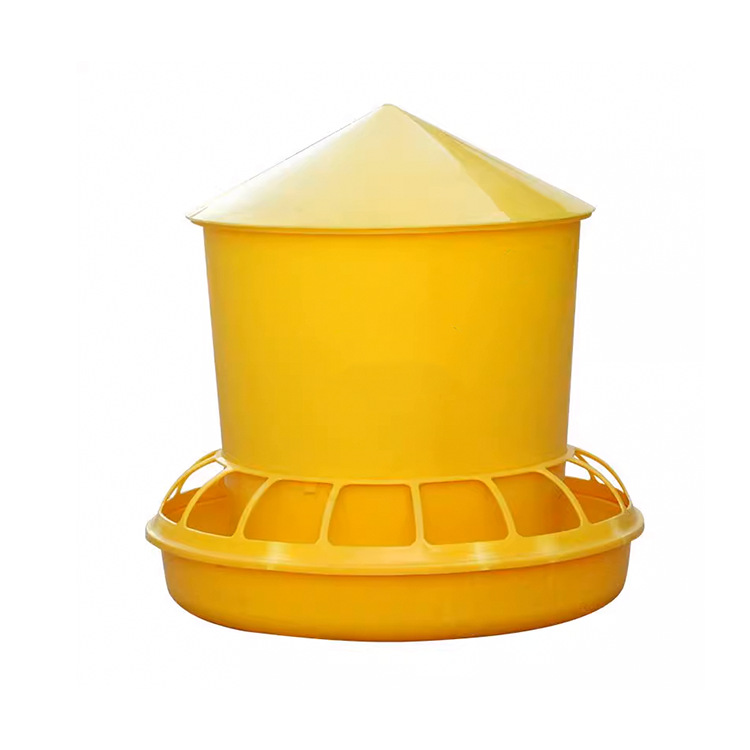 Large chicken feed bucket, 20kg, 40kg chicken feed trough, feed bucket, chicken feed trough, feed basin, chicken automatic feeder Item Picture
