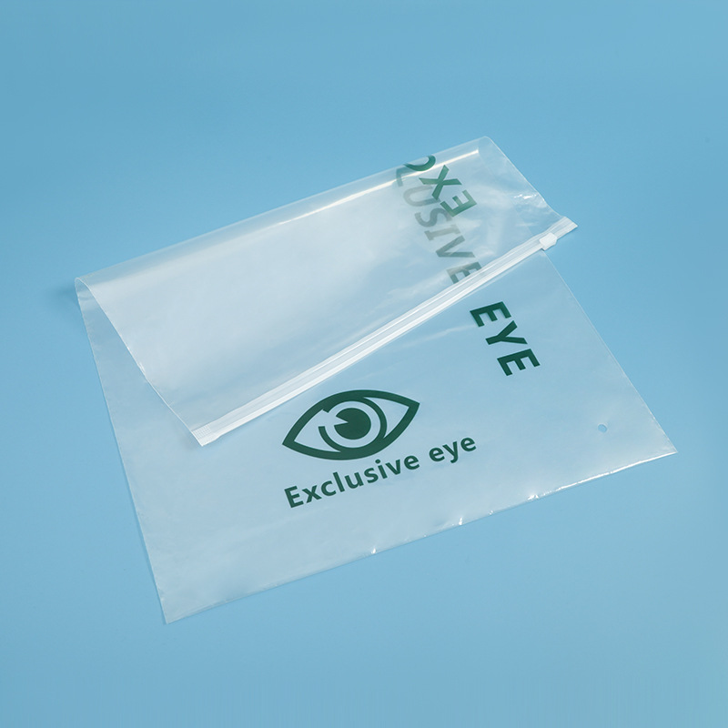 Frosted Transparent Wholesale Ziplock Bag Bag Socks Underwear Ziplock Bag Clothing High Permeability Ziplock Bag T-Shirt Suffocating Application Scenario
