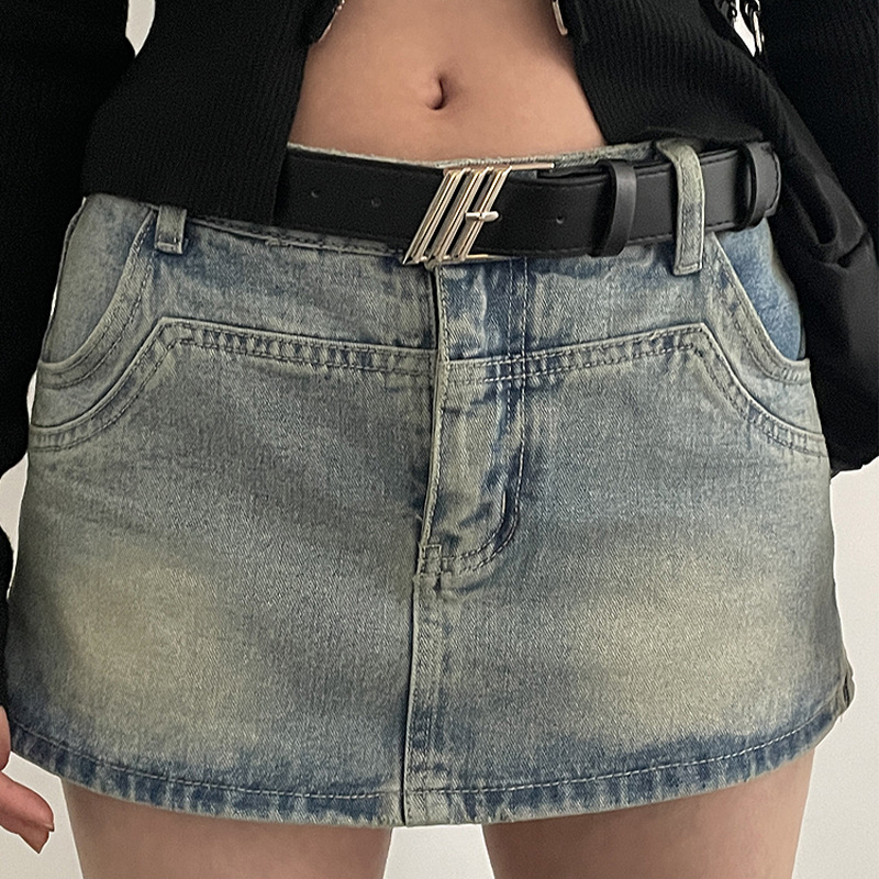 Black Belt Ins Slimming Belt Female Niche New Summer Waist Reduction Student Korean Version Leisure All Match Real Leather Specification drawing