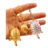 Bell Golden Turtle Keychain mobile phone pendant, Auspicious Prosperity tree pendant, gold and silver Turtle mobile phone pendant, Golden Turtle King Eight Item Picture