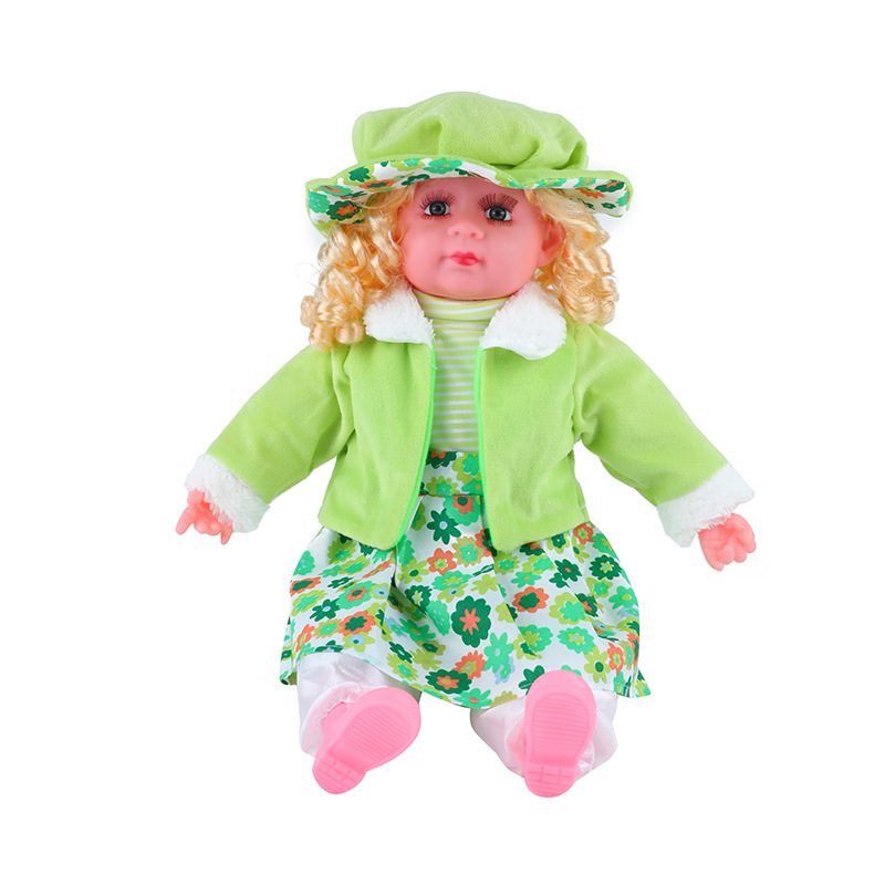 Baby Comfort Toy Polka Dot Dress Girl Will Vocalize Baby Comfort Baby Doll Doll Change Toy Application Scenario