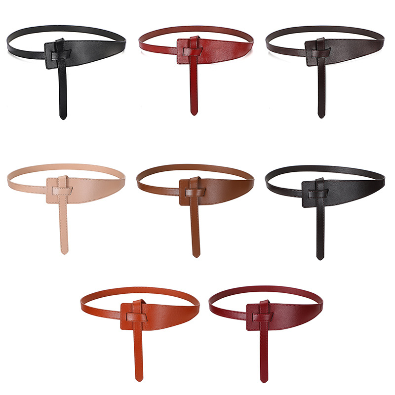 Leather Belt Women's Fashion Simple 100 Match Wide Waist With Coat Sweater Suit Decorative Belt Black Waist Woman Application Scenario