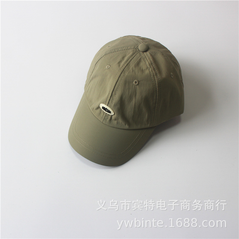 Japanese Letters Quick Drying Children's Cap Summer New Travel Baby Shade Baseball Cap Cap Wholesale Application Scenario