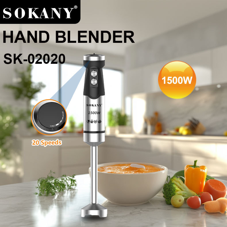 Foreign trade SOKANY02020 BLENDER Bar, Multi-functional Food processor, Juicer, Shredding Bar, HAND BLENDER