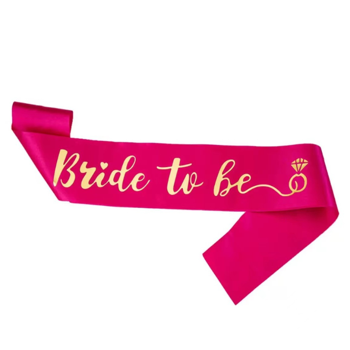 Fashionable bachelor party Bride Bridesmaid shoulder strap BRTDE TO BE gilded shoulder strap sash Etiquette strap decoration Application Scenario
