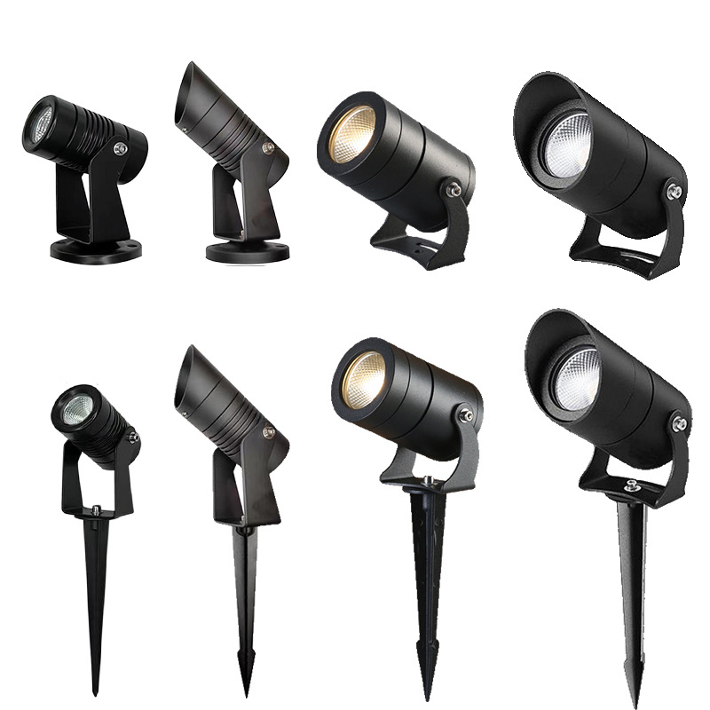 LED tree lights, outdoor spotlights, waterproof ground-insertion lights, homestay garden tree lights, landscape floodlights details Picture