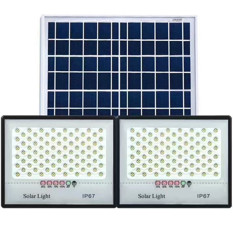 The 2024 new smart solar lighting lamp automatically lights up for indoor and outdoor solar courtyard floodlights when it gets dark Item Picture