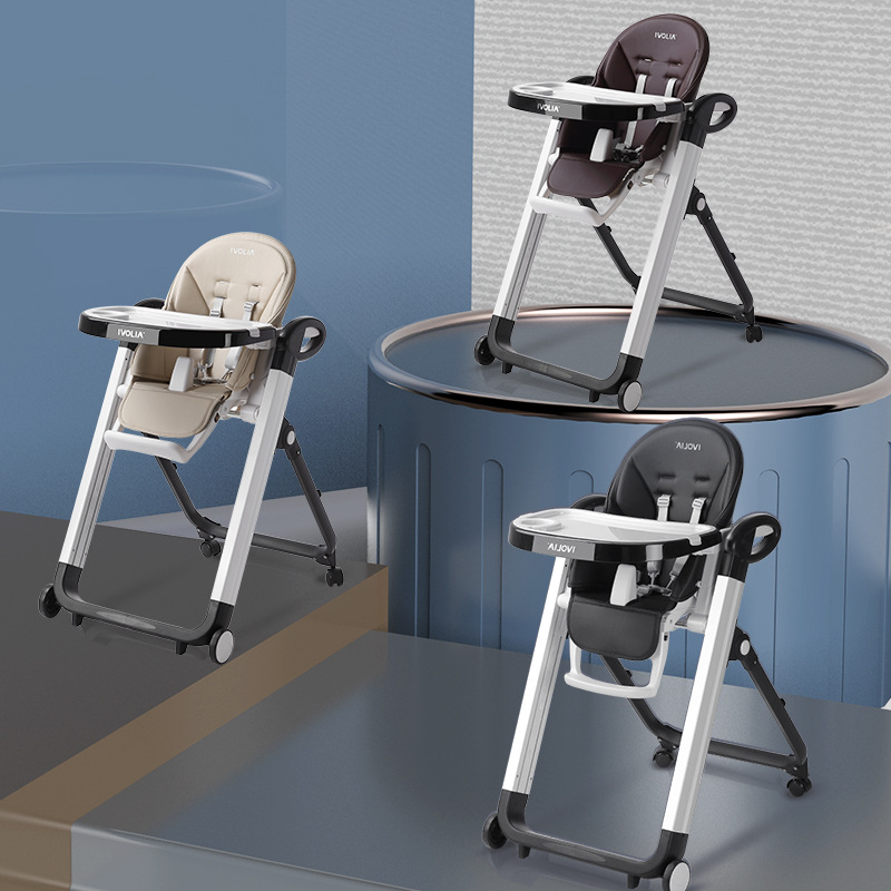 多功可折叠便携调挡铝合金稳固婴儿儿童座椅家用吃饭椅子宝宝餐椅详情图5