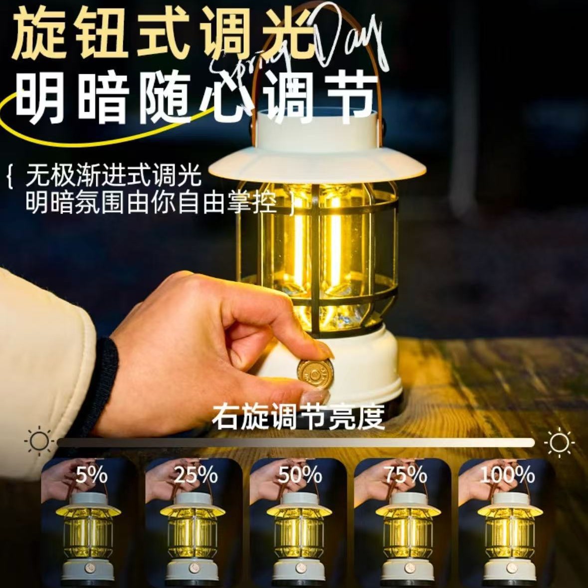露营/露营灯/钥匙灯充电/充电照明灯/户外露营细节图