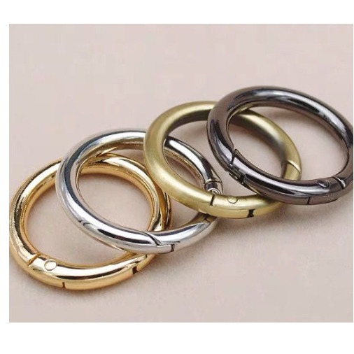 Metal Ring Spring Buckle Ring Buckle Circle Buckle Key Ring Open Ring Bag Buckle Bag Accessories Hardware Hook Buckle Specification drawing