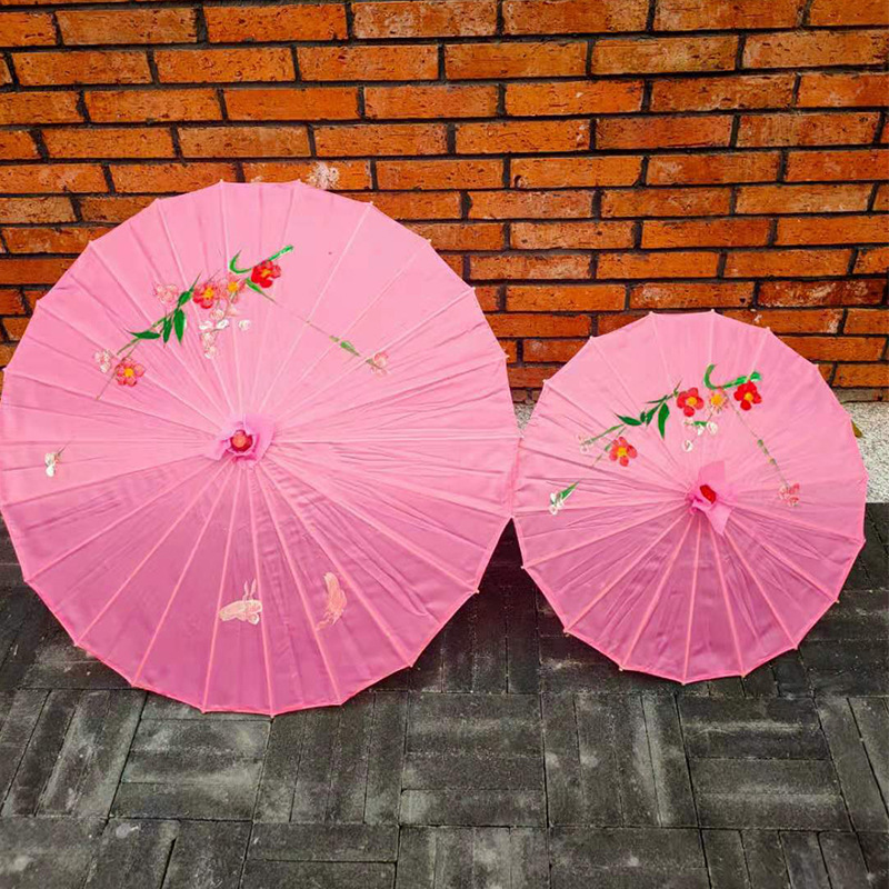 舞蹈道具伞/工艺装饰伞/绸布伞产品图