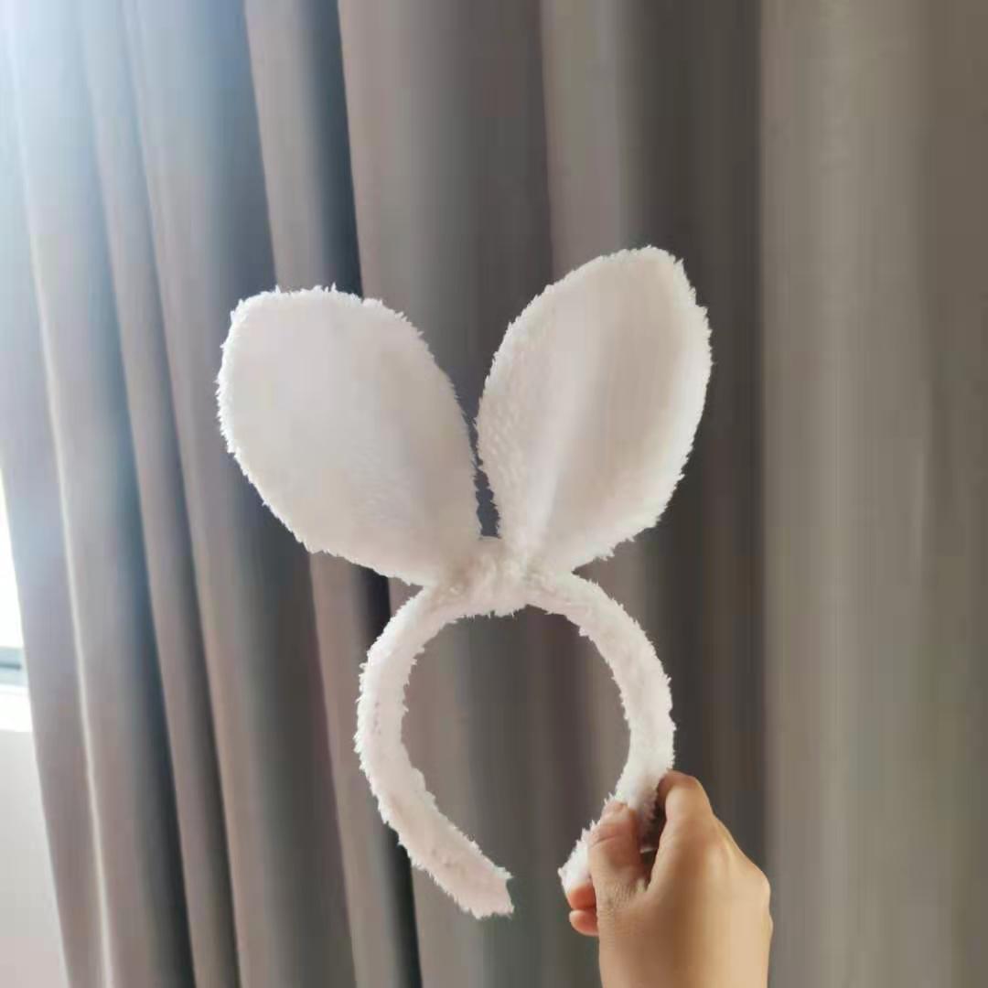 Cute Cartoon Plush Hair Hoop Head Buckle Net Red Woman Wash Her Face details Picture