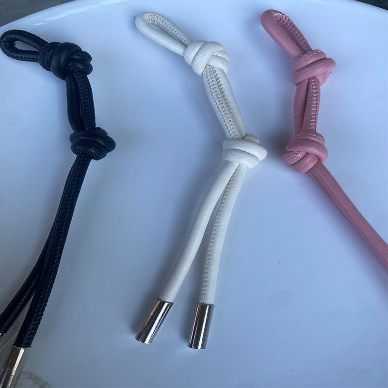 新款PU简约手机挂绳时尚潮流百搭包包挂饰diy编织汽车钥匙扣挂绳