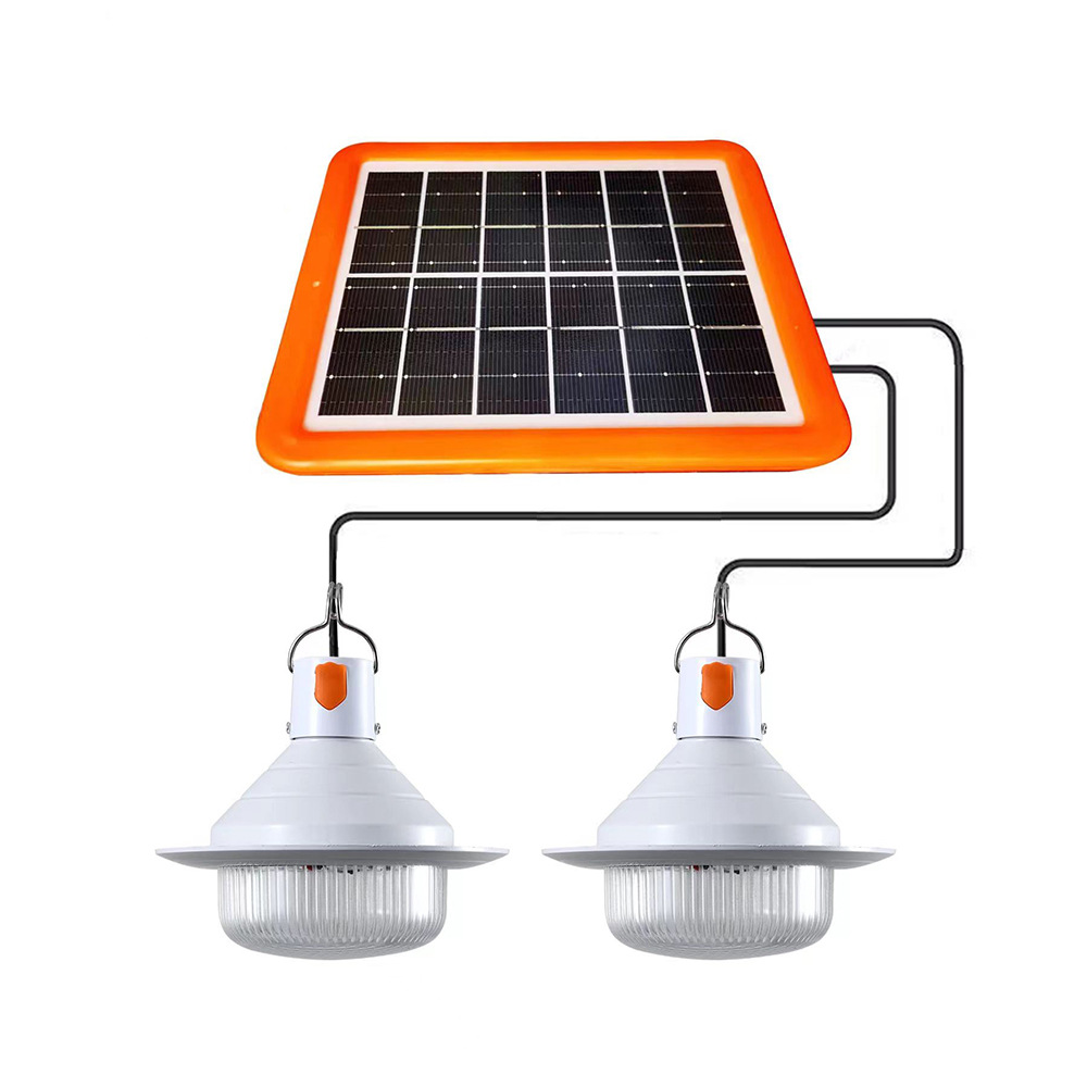 LED solar bulb light dimmable USB recargable móvil mercado nocturno stand de emergencia un remolque dos mini ufo light Application Scenario