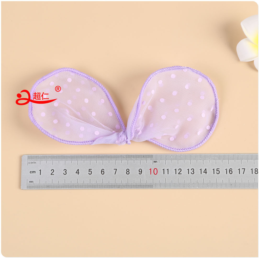Hand-Made Bow Japanese And Korean Style Hair Accessories Gift Clothing Accessories New Solid Color Polka Dot Ear Bow Can Be Produced Item Picture