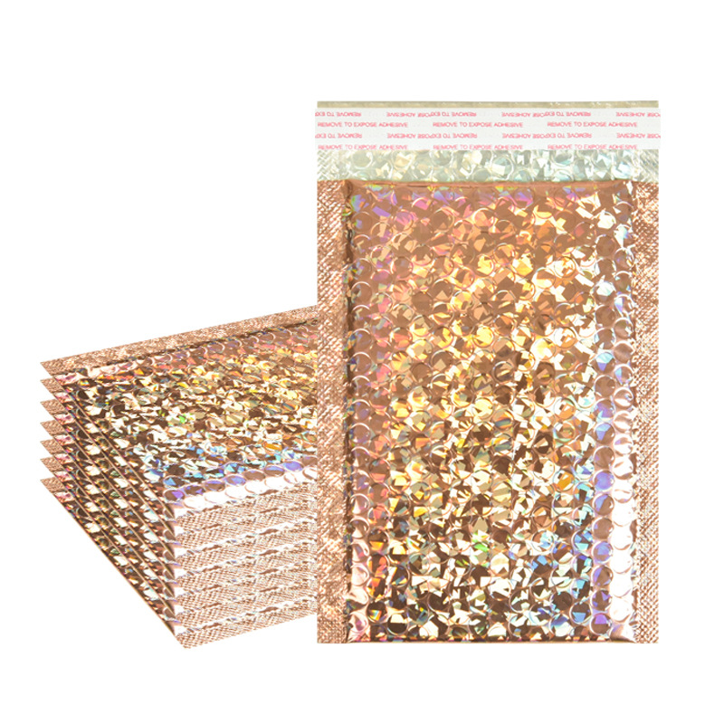 Laser bag Laser bubble bag envelope packing foam bag thickened aluminized laser express PE bubble bag Item Picture