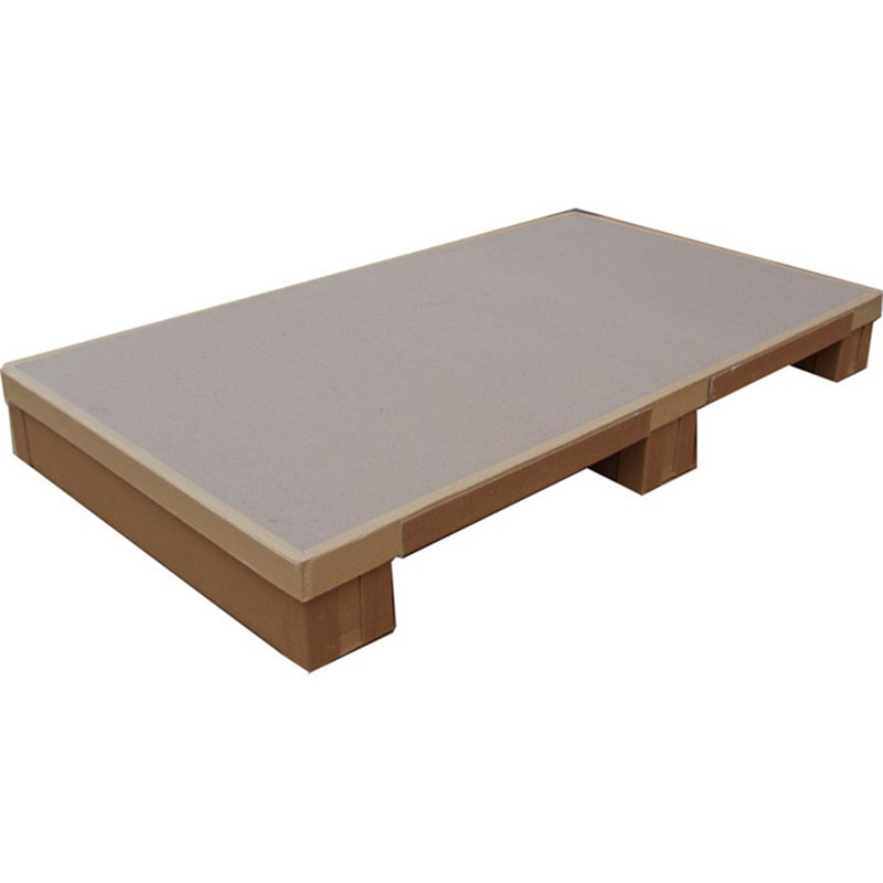 Wholesale cross-shaped paper pallets, heavy-duty goods paper pallets, pressure-resistant waterproof film, fumigation-free honeycomb paper pallets factory Specification image
