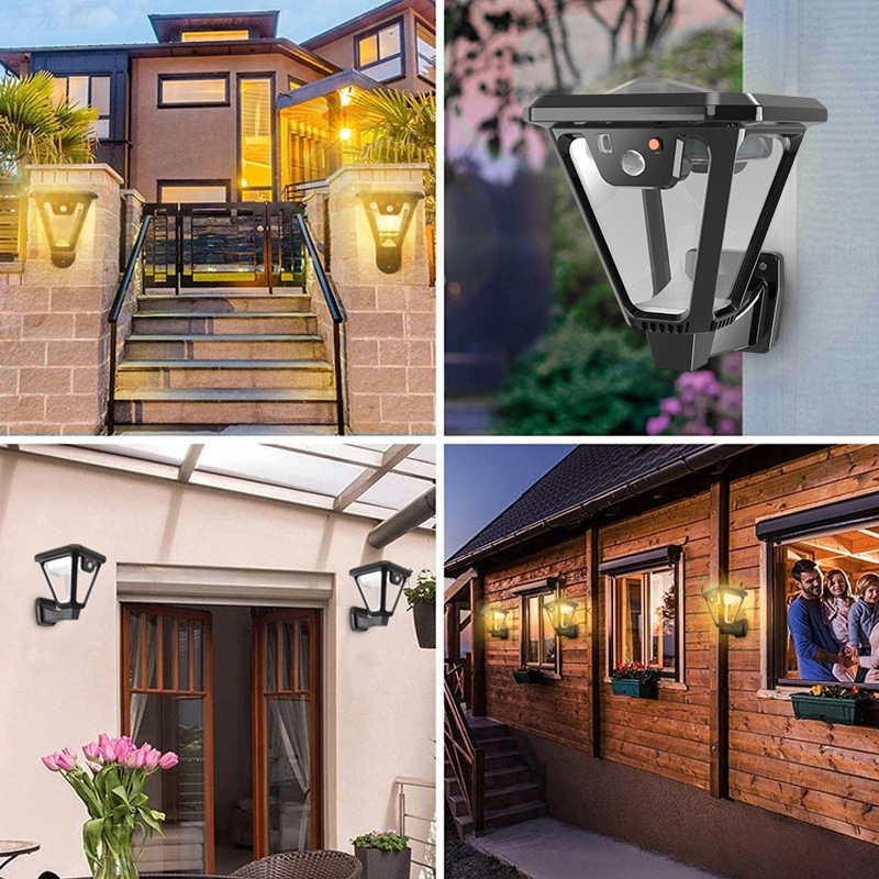 Cross-Border Garden Landscape Wall Wall Light Led Ground Lawn Light Outdoor Waterproof Solar Garden Decorative Light Application Scenario