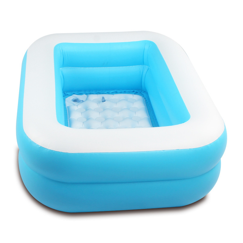 Pvc Blue And White Children's Inflatable Swimming Pool Adult Home Swimming Pool Paddling Pool Large Outdoor Inflatable Swimming Pool Application Scenario