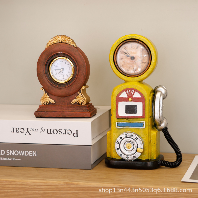 复古美式座钟产品图