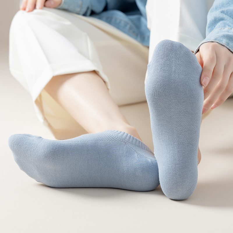 Sock stall, one-piece consignment, girls' spring and autumn short socks, shallow-mouthed boneless mesh, low-top invisible socks, boat socks, girls' non-dropping and one-piece consignment