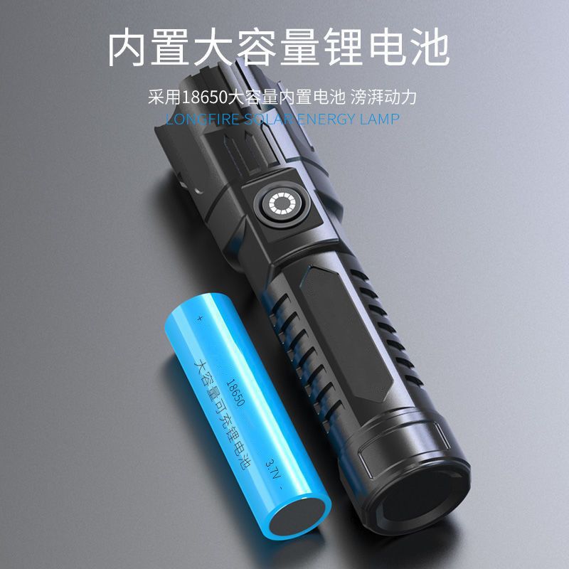 强光手电筒/跨境USB充产品图