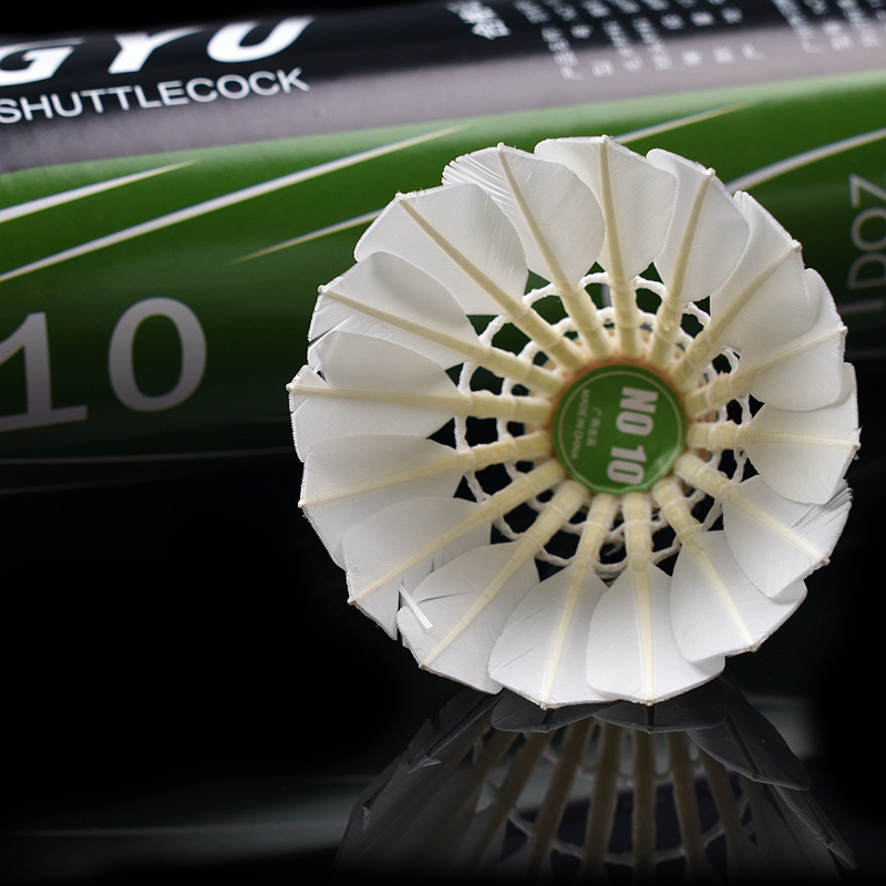 Professional badminton training hitting good goose feather badminton flight stable durable badminton wholesale details Picture