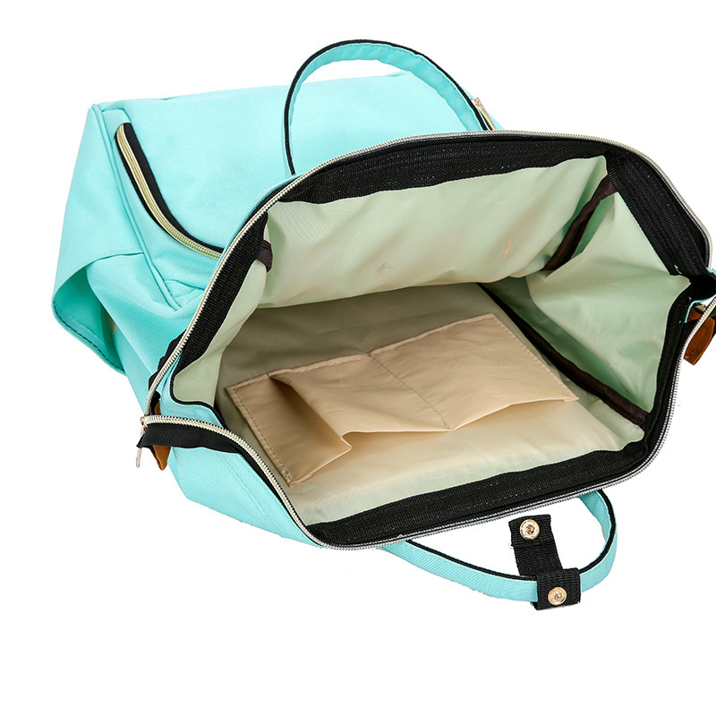 Factory direct sales: Fashionable mom bag, backpack, multi-functional and large-capacity, the same style as mom bag, baby bag, waterproof Item Picture