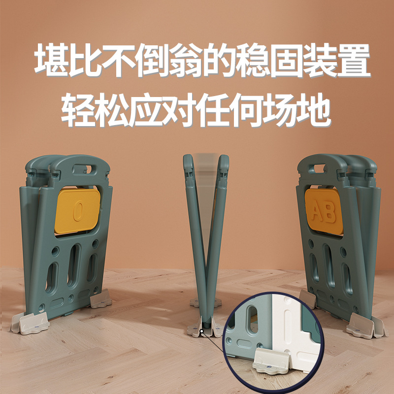 Playpen Children's play crawling mat guardrail baby on the floor to learn to walk indoor home foldable security fence Application Scenario