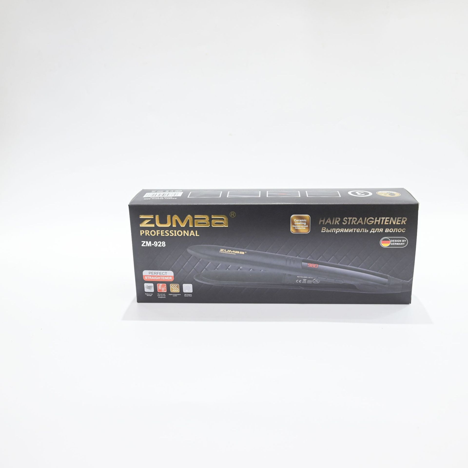 ZUMBA  电器跨境2022新款直发器可控调温烫发器夹板厂家直销