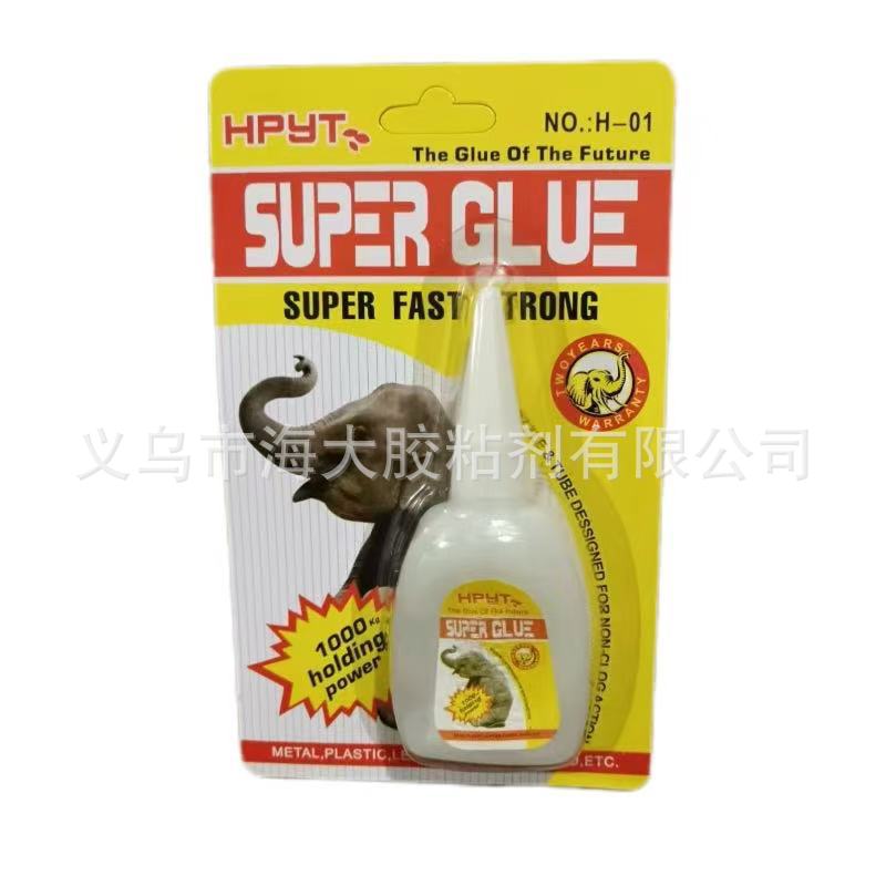 Fast Drying Glue 3G Metal Plastic Wood 502 Glue Manufacturer Elephant Glue Application Scenario