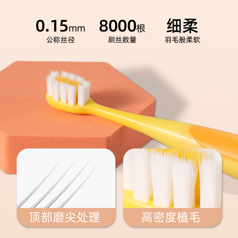 Cleaning Children's Toothbrush 2-6-12 Year Old Baby Cartoon Dinosaur Fat Handle Manual Soft Hair Premium Toothbrush Wholesale details Picture