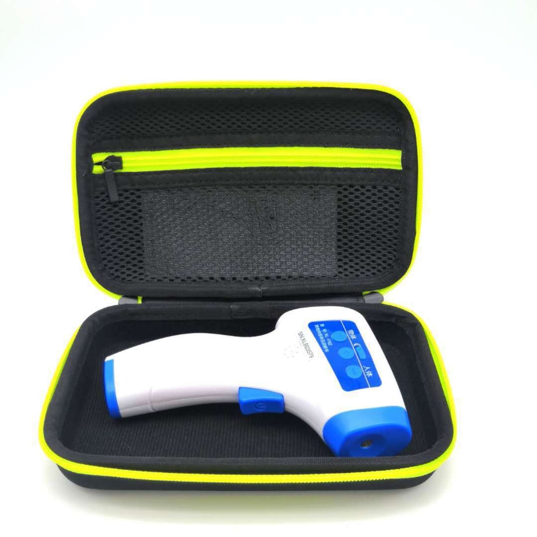 Cross-border EVA forehead thermometer bag anti-drop handheld temperature measuring instrument storage portable eva hand-held ear thermometer storage box Item Picture