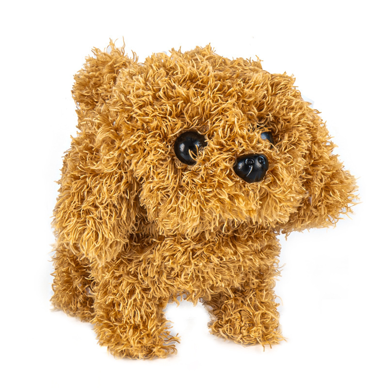 Realistic electric dog plush toys. The dog wags its tail, walks, makes sounds and nods. Cute pet gifts for boys and girls Item Picture