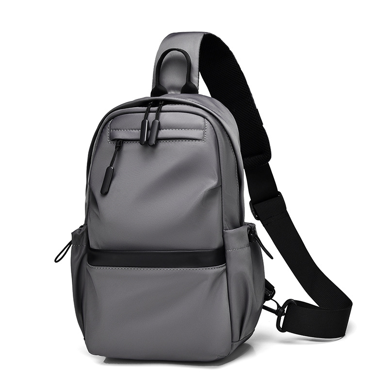 胸包/运动户外/斜跨包男/胸包定制/斜跨包白底实物图