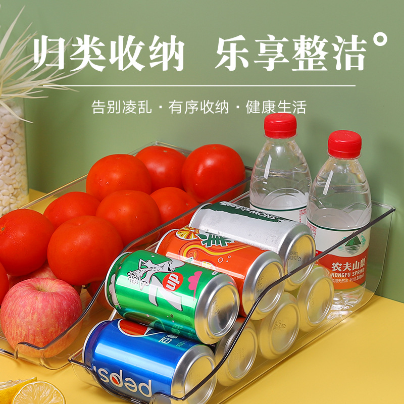 Kitchen refrigerator storage box, takeout food preservation box, PET refrigerator storage, desktop storage box Specification image