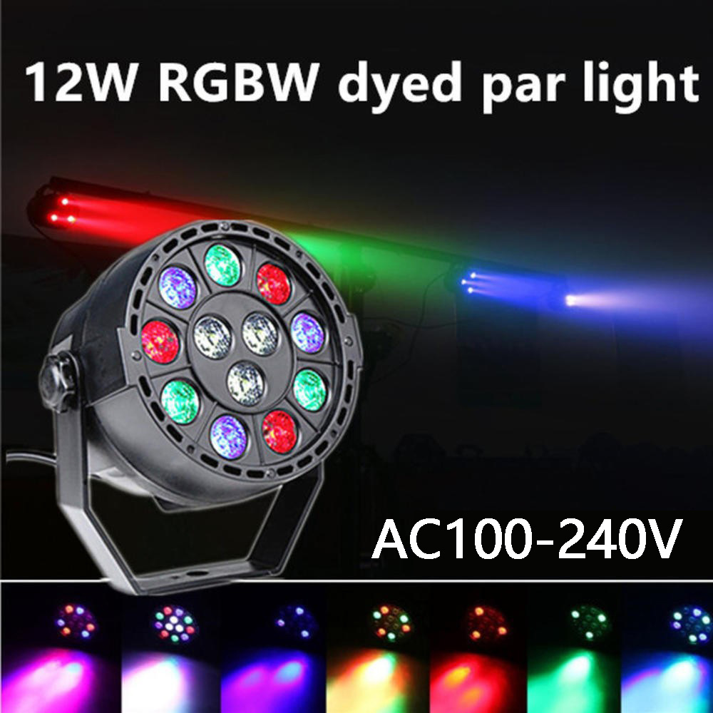LED12 Parquet dmx512 purple dye light 12UV parquet bar decoration flash laser stage light details Picture