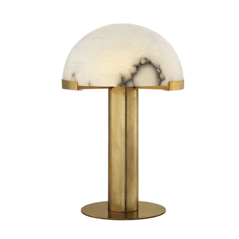 Postmodern natural marble living room table lamp art Bedside bedroom designer model room bedside table lamp Item Picture
