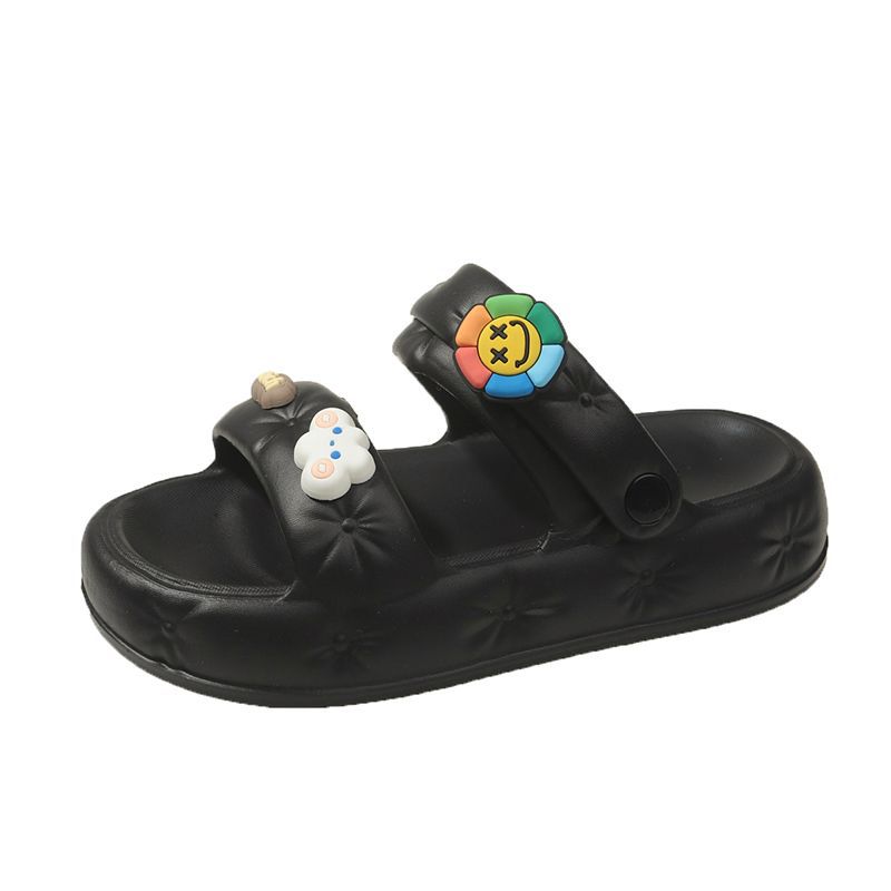 Step On The Shit Slippers Female Summer Outdoor Heel Indoor Home Outdoor Beach Deodorant Anti-Slip Sandals Item Picture