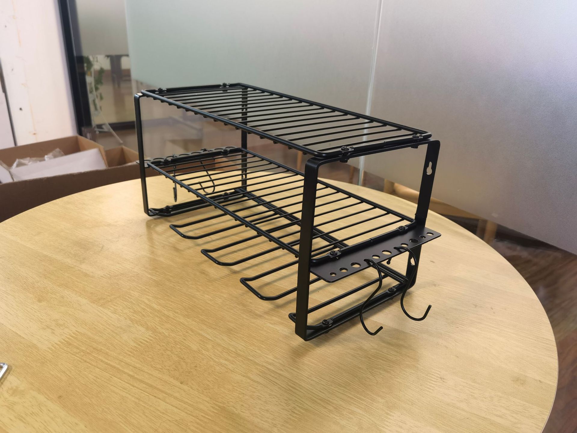 螺丝刀老虎钳电钻钻电动工具收纳墙壁挂架挂钩S钩三层