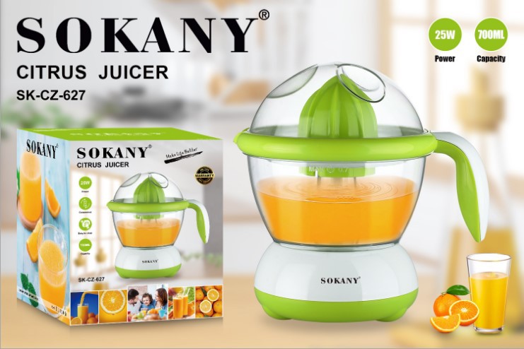sokany627 Orange juice juicer, electric household juicer, multi-functional lemon juicer Application Scenario