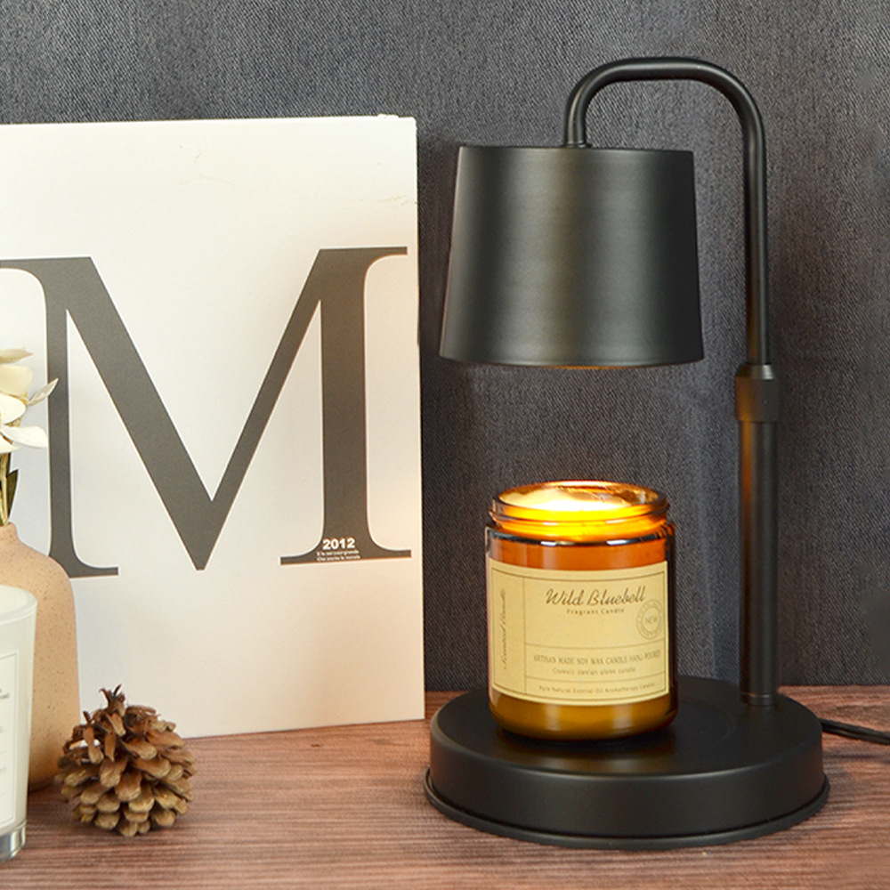 New Holiday Gifts Melting Candle Light Romantic Atmosphere Aromatreatment Light Creative Advanced Sense Table Lamp American Decorative Melting Wax Lamp Specification drawing
