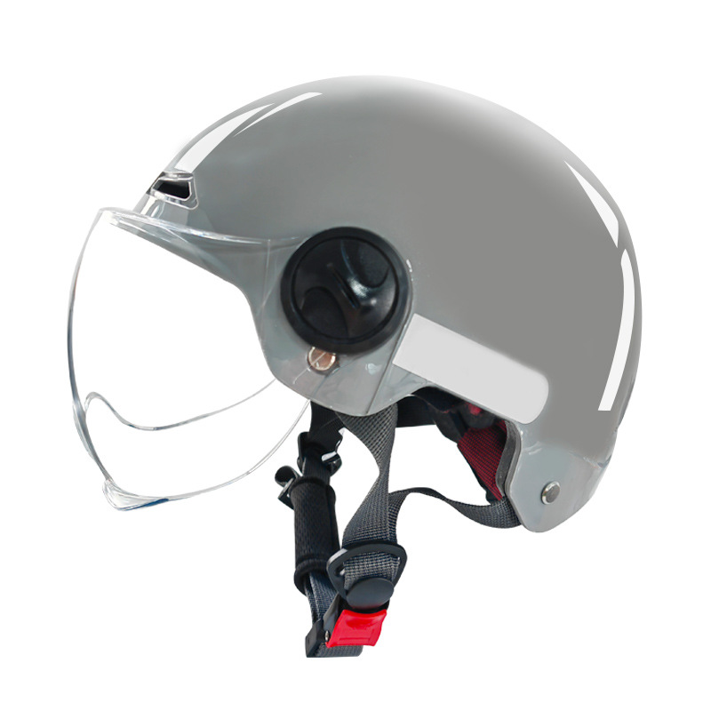 New national standard 3c certification electric vehicle helmet motorcycle helmet men and women general paint electric bottle car helmet half helmet Application Scenario