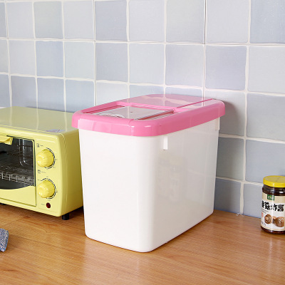 A 20-jin sealed rice bucket for flour storage in the kitchen Application Scenario