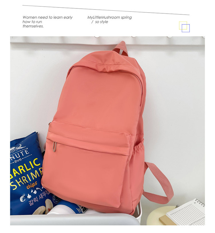 书包女日系初中生大容量学院风背包简约休闲户外双肩包高中书包女详情33