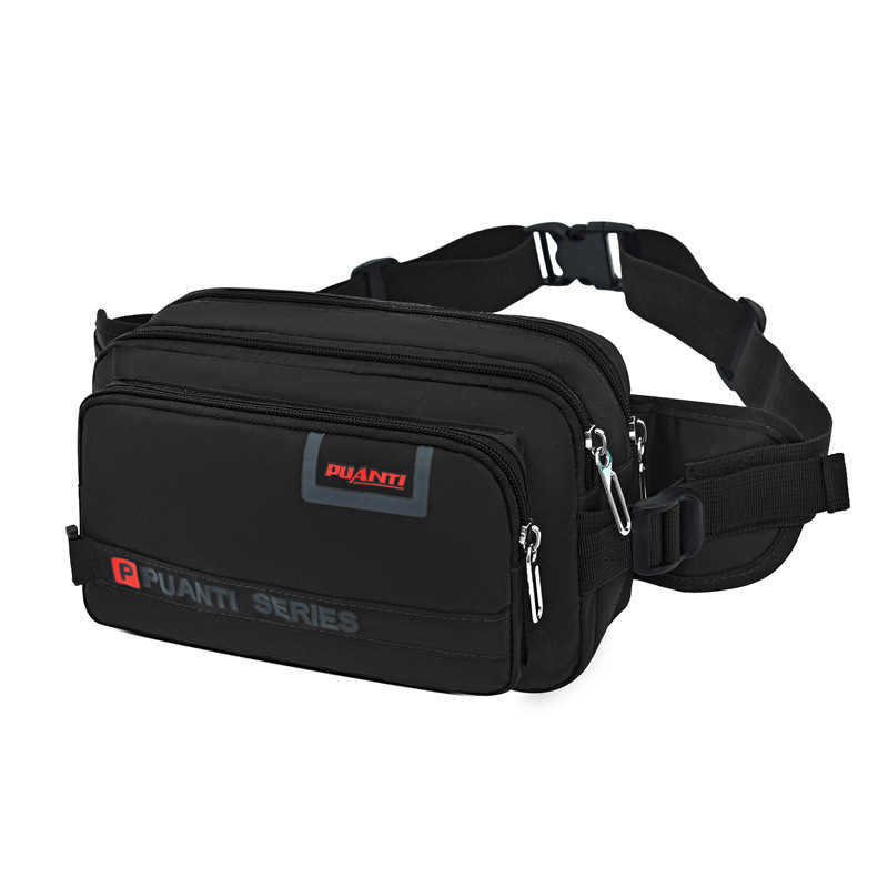 Waist Pack Male Leisure Large Capacity Chest Bag Sports Travel Leisure Shoulder Bag New Multi-Layer Crossbody Bag Fashion Backpack